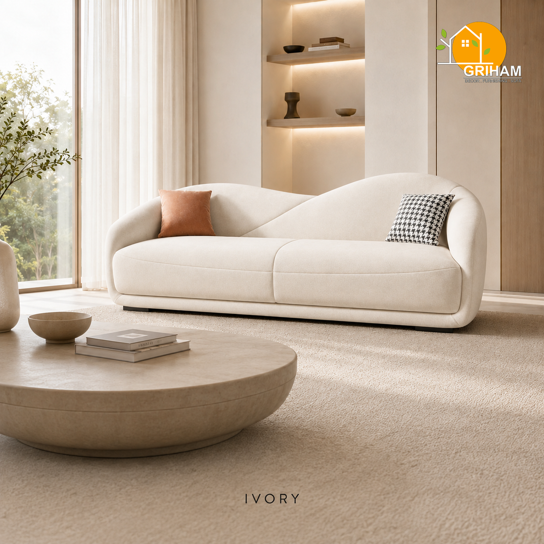 Serene Wave Sofa