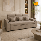 Metro Sofa-Cum-Bed - 3 Seater in Taupe | Griham Decor