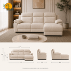 Bristol Lounge Sofa - product view 5 | Griham Decor