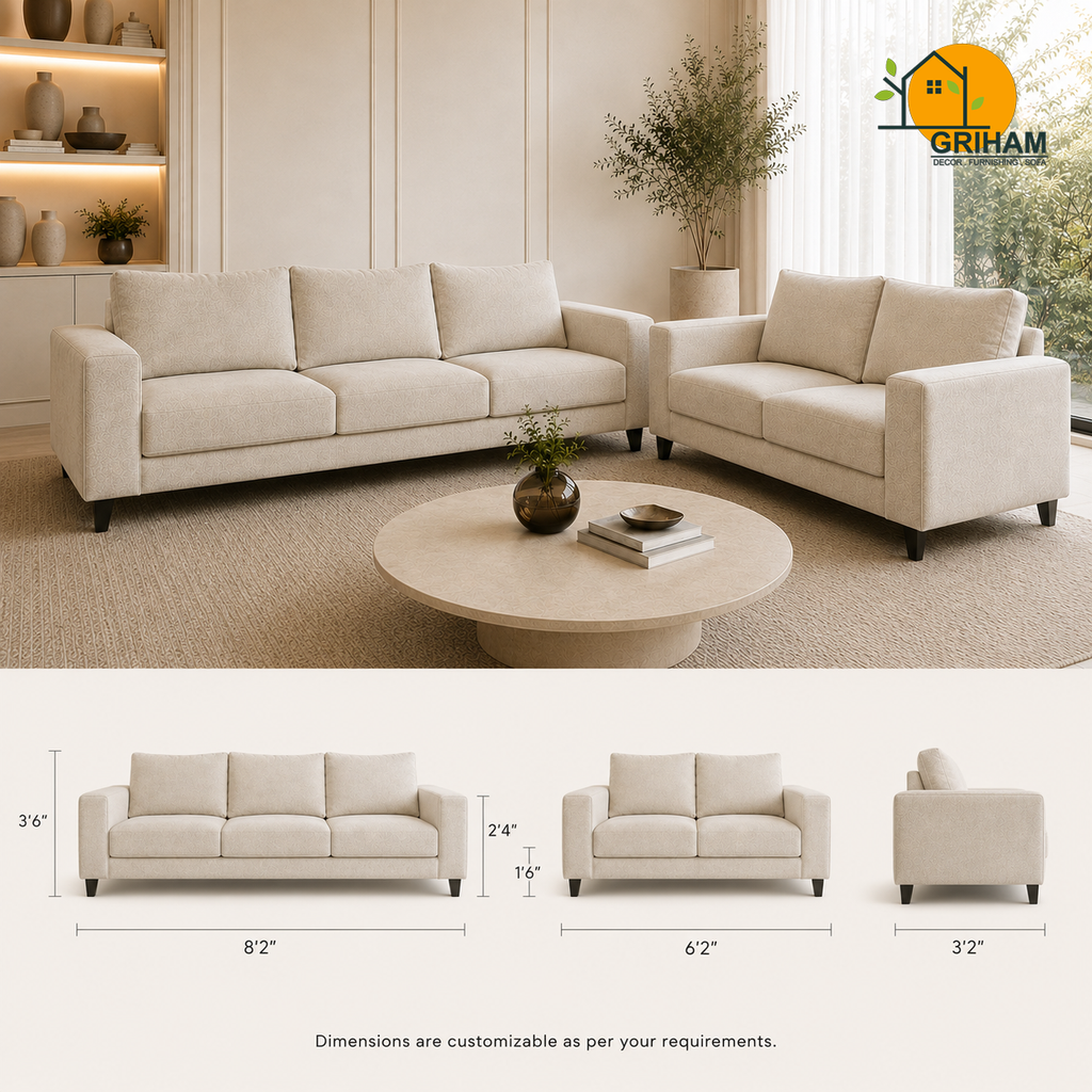 Nordic Everyday Sofa - product view 3 | Griham Decor
