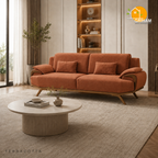 Verona Comfort Sofa - 3 Seater in Terracotta | Griham Decor