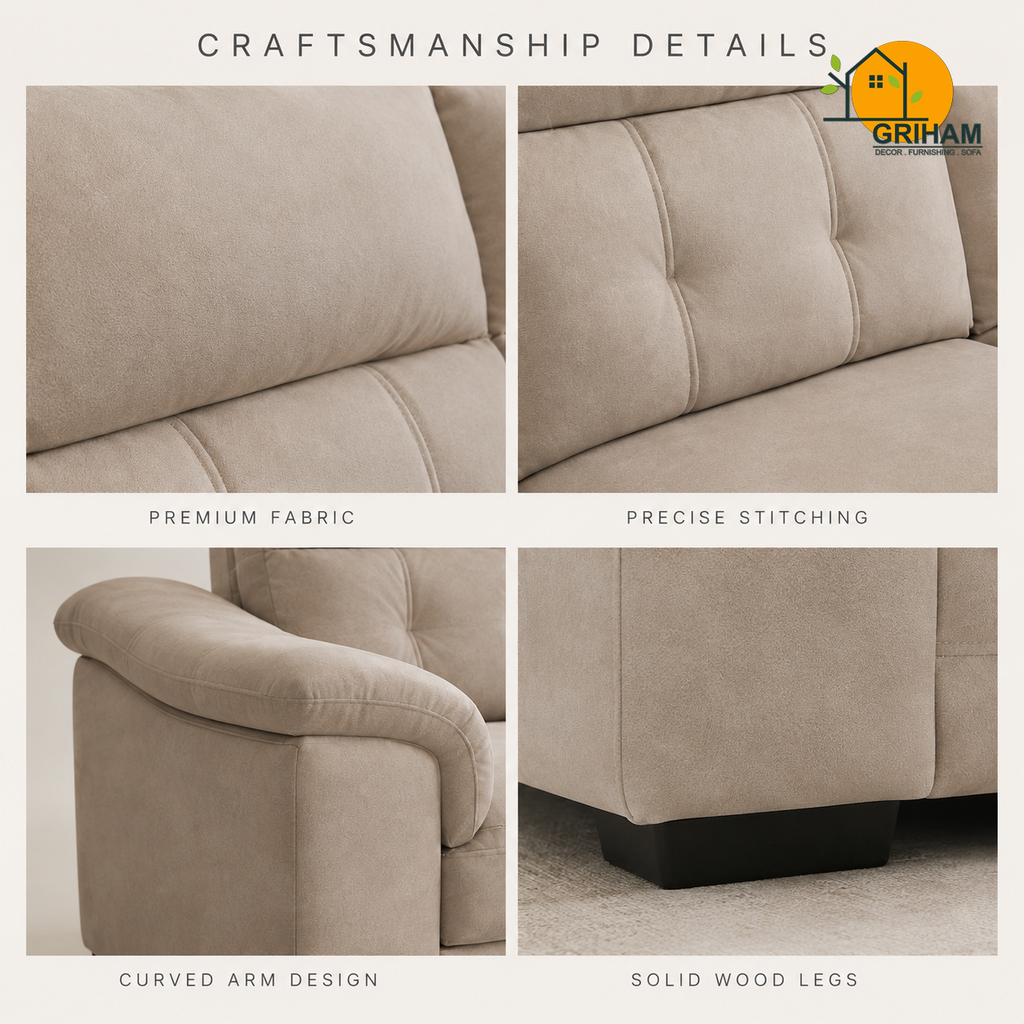 Regent High-Back Sofa - product view 7 | Griham Decor