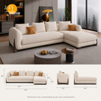 Cannes Boucle Sofa - product view 5 | Griham Decor