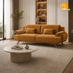 Verona Comfort Sofa - 3 Seater in Amber | Griham Decor