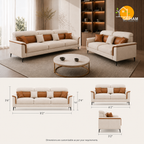 Milano Executive Sofa - product view 3 | Griham Decor