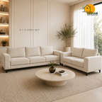 Nordic Everyday Sofa - 3+2 Seater in Ivory | Griham Decor