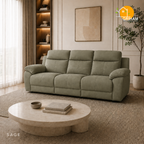 Bristol Lounge Sofa - 3 Seater in Sage | Griham Decor
