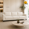 Nordic Everyday Sofa - 3 Seater in Ivory | Griham Decor