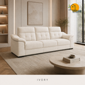 Regent High-Back Sofa - 3 Seater in Ivory | Griham Decor