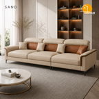 Milano Executive Sofa - 3 Seater in Sand | Griham Decor