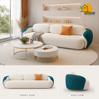 Lagoon Petal Sofa - product view 1 | Griham Decor