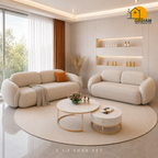 Lagoon Petal Sofa - 3+2 Seater in Ivory | Griham Decor