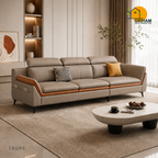 Aero Duo-Tone Sofa - 3 Seater in Taupe | Griham Decor