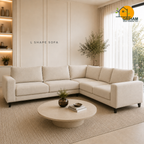 Nordic Everyday Sofa - 3+2 Corner in Ivory | Griham Decor
