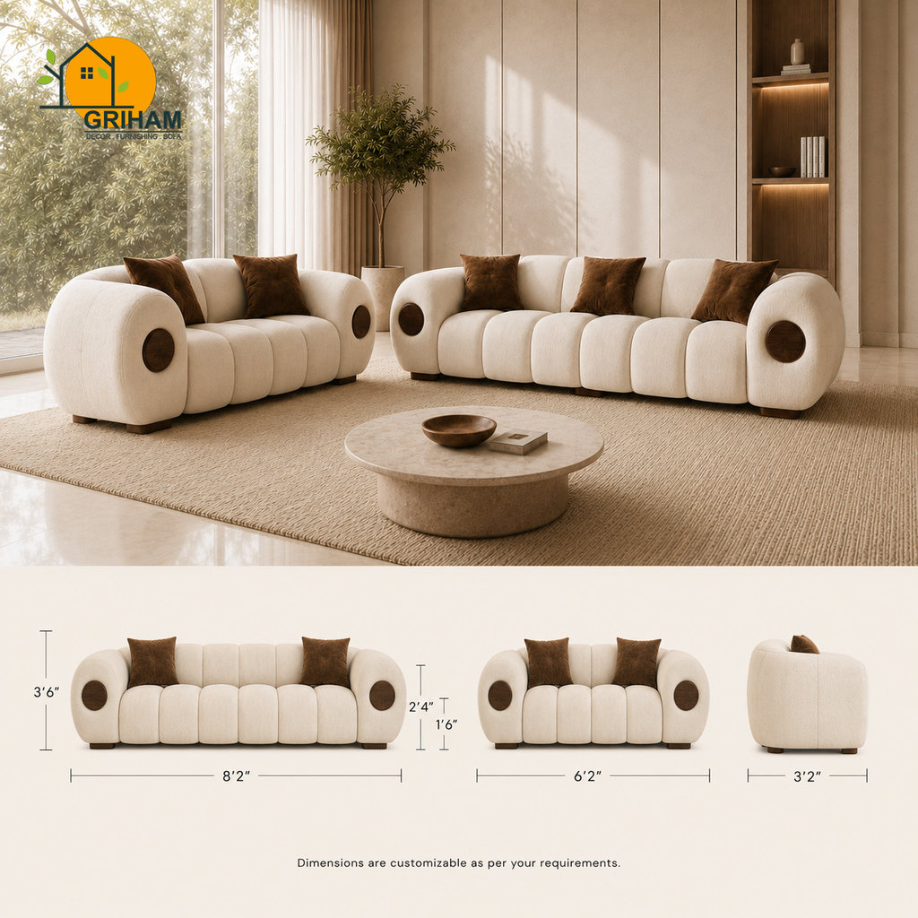 Orbit Statement Sofa - product view 3 | Griham Decor