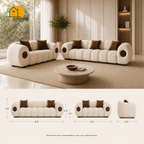 Orbit Statement Sofa - product view 3 | Griham Decor