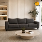 Nordic Everyday Sofa - 3 Seater in Charcoal | Griham Decor