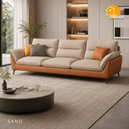 Sienna Wing Sofa - 3 Seater in Sand | Griham Decor