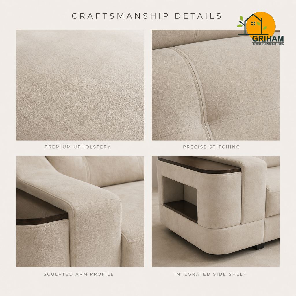 Haven Storage-Arm Sofa - product view 7 | Griham Decor
