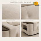 Haven Storage-Arm Sofa - product view 7 | Griham Decor