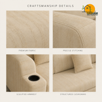 Metro Sofa-Cum-Bed - product view 7 | Griham Decor