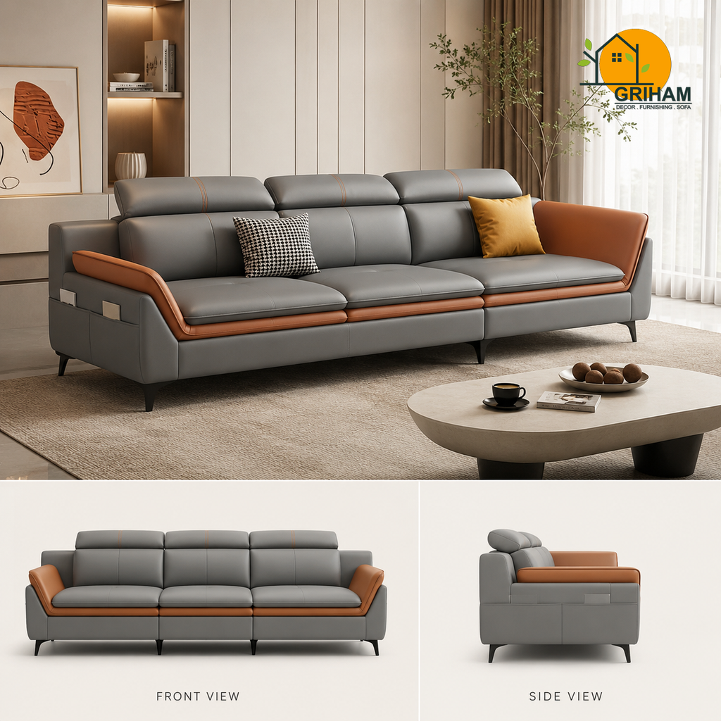 Aero Duo-Tone Sofa - product view 1 | Griham Decor