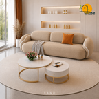 Lagoon Petal Sofa - 3 Seater in Sand | Griham Decor