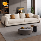 Cannes Boucle Sofa - 3 Seater in Ivory | Griham Decor