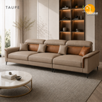 Milano Executive Sofa - 3 Seater in Taupe | Griham Decor