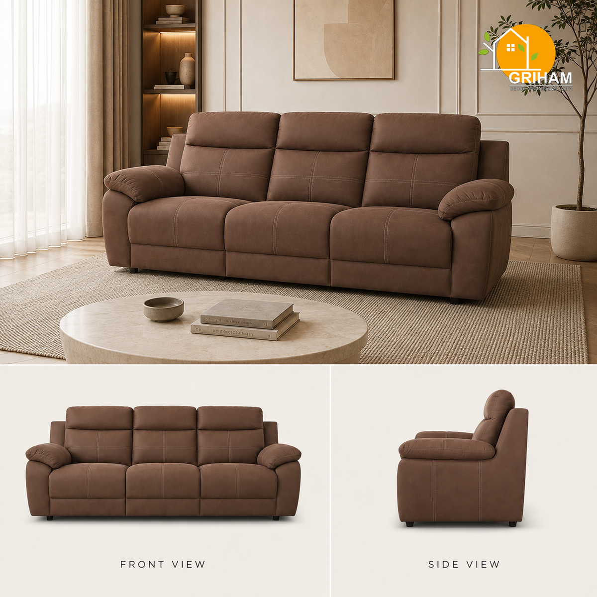 Bristol Lounge Sofa - product view 1 | Griham Decor