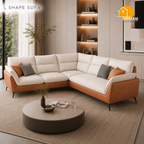 Sienna Wing Sofa - 3+2 Corner in Ivory | Griham Decor
