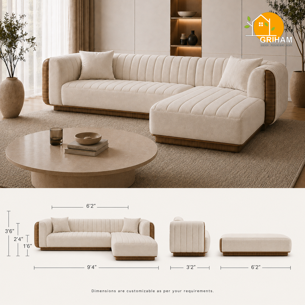Riviera Channel Sofa - product view 5 | Griham Decor