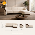 Cocoa Embrace Sofa - product view 5 | Griham Decor