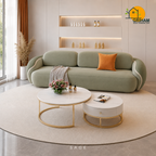 Lagoon Petal Sofa - 3 Seater in Sage | Griham Decor
