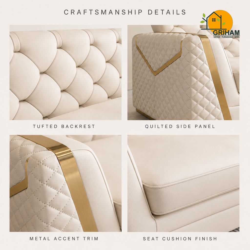 Imperial Diamond Sofa - product view 7 | Griham Decor